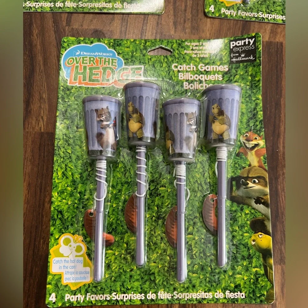 Over The Hedge Party Catch Game Favors Hallmark 2006 Set Of 9 Rare